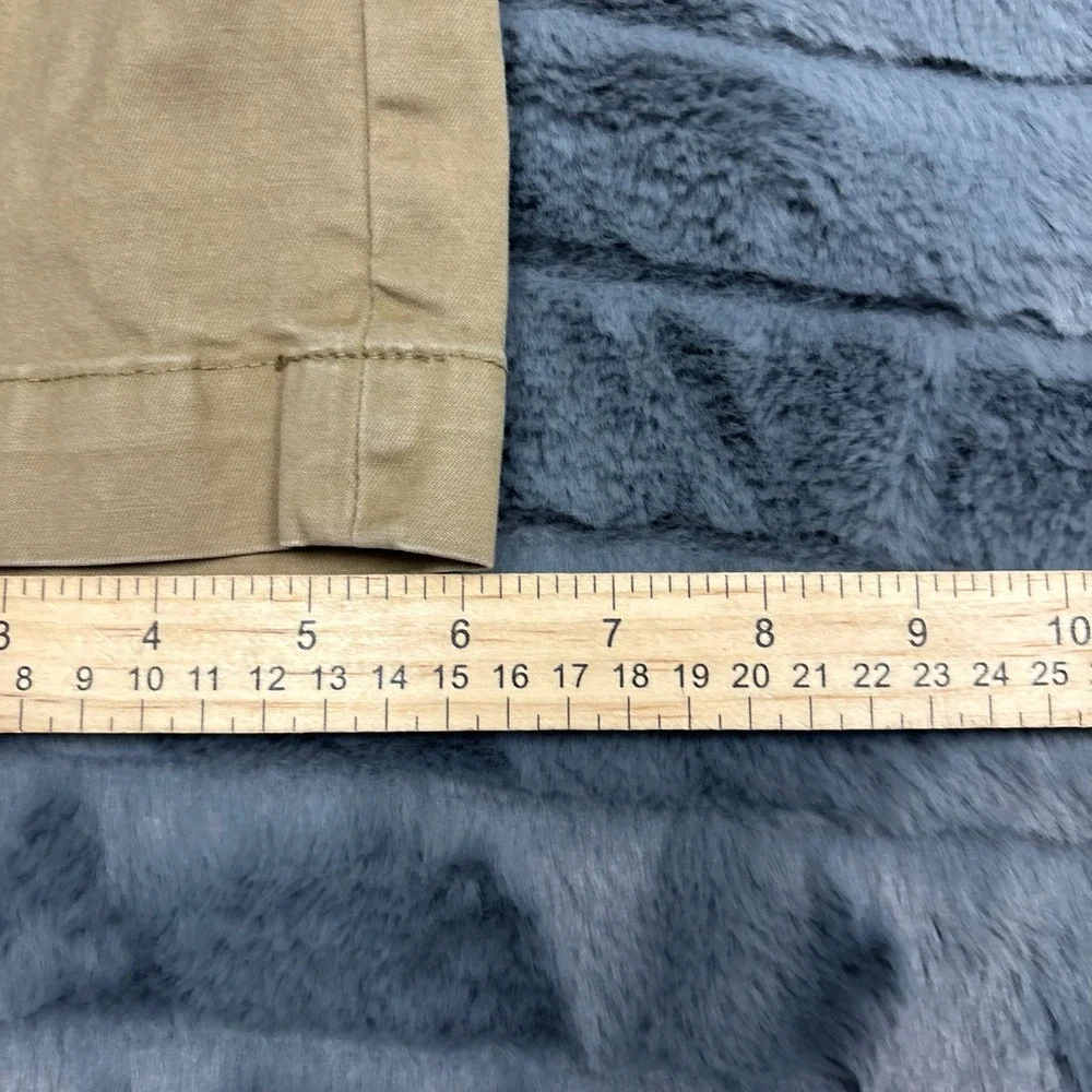 Banana Republic Mason Chino Mens 33x30 Tan Khaki Athletic Tapered Stretch Pants